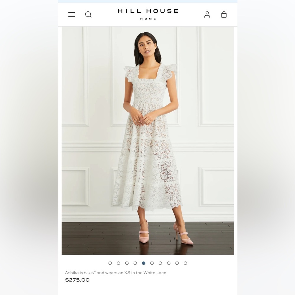 Hill House Home collectors edition lace dress white size m